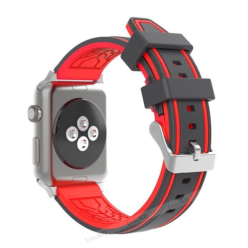 For Apple Watch Strap Band iWatch Series 8 7 6 SE 5 4 38/40/42/44 SILICONE Sport - Picture 18 of 38