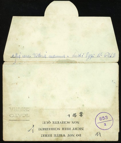 USA Washington DC POW prisoner of War Cover with Letter to Italy 1943 WWII - Picture 4 of 4