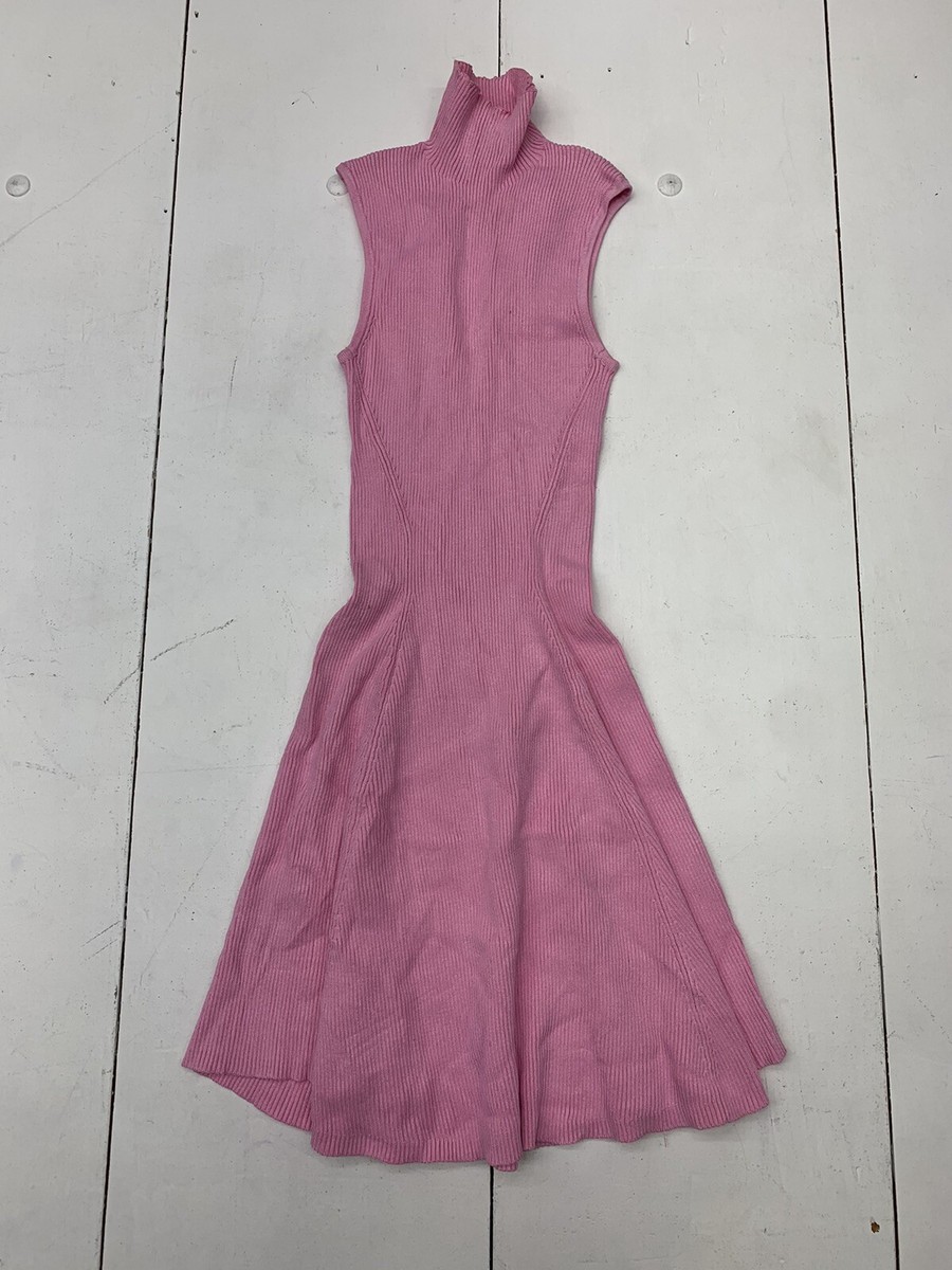 Zara Womens Pink Ribbed Tank Dress Size Small | eBay