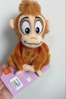 Authentic Shanghai Disney Abu Aladdin Monkey Shoulder Pal Magnet Plush toy