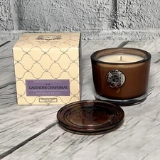 Aquiesse Portfolio Luxury Soy Candle 5oz Jar W/ Lid New NIB LAVENDER CHAPARRAL