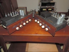 VINTAGE  PHILLIPS TUBE  OTL MONO BLOCKS  AMPLIFIERS  AG-9008 MADE  IN  HOLLAND