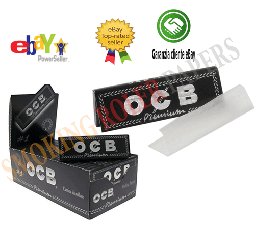 OCB Premium czarny pojedynczy zwykły papier kartynowy N1 50 broszur - Zdjęcie 1 z 4