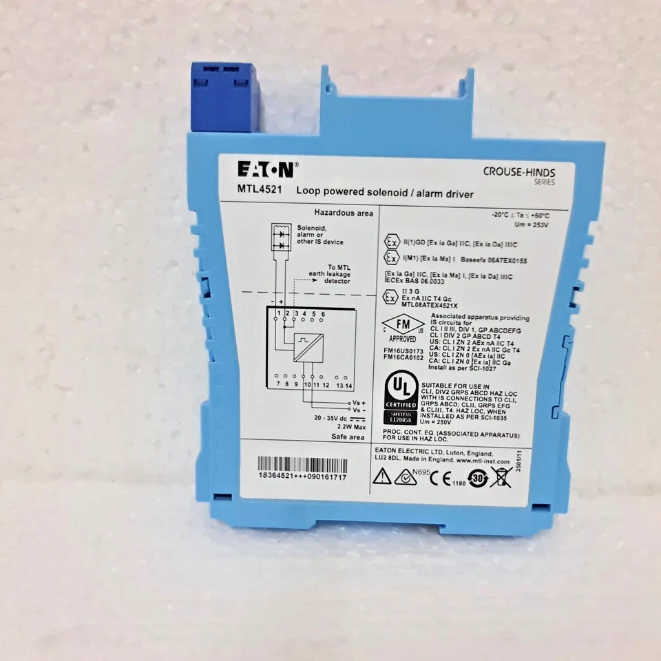 EATON MTL4521 Loop Powered Solenoid / Alarm Driver - Bild 3 von 4