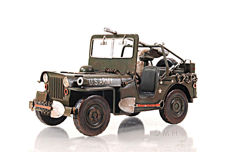 Green 1940 Willys-Overland Jeep 1:12 Car Model | eBay