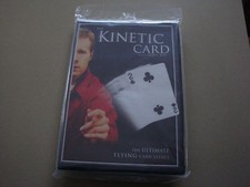 THE KINETIC CARD DVD WITH GIMMICKS FEATURING EDDY RAY - MAGIC FLYING CARD TRICK