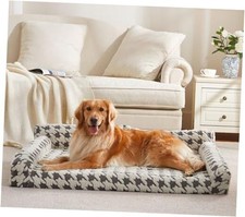 Orthopedic Dog Beds Large Sized Dog, XL Washable XL 42"x31.8"x9.4" Grey