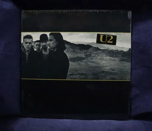 U2~VERY RARE SEALED LP~THE JOSHUA TREE~1987 USA 1st PRESS~W/HYPE STICKER~NO CUTS