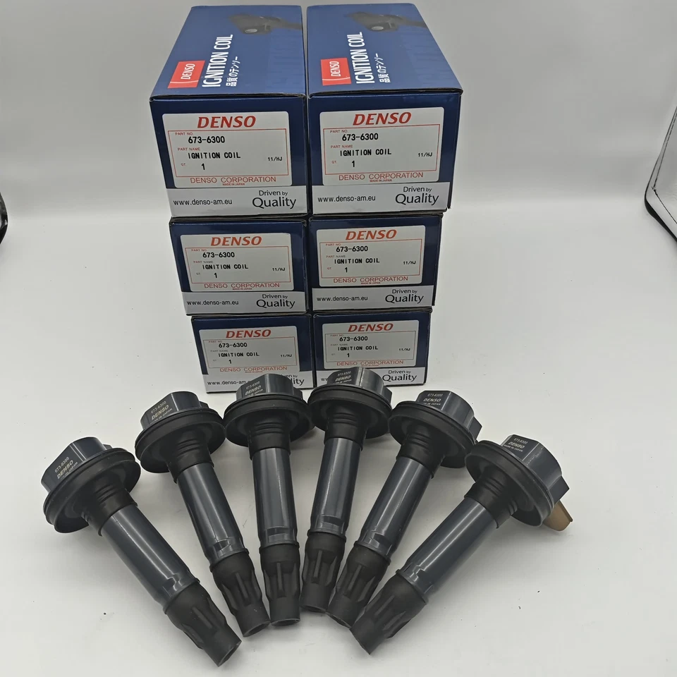 6X DENSO Ignition Coils For 2011-2019 Ford F-150 Explorer V6 3.5L UF646 673-6300 Foto 2 de 4