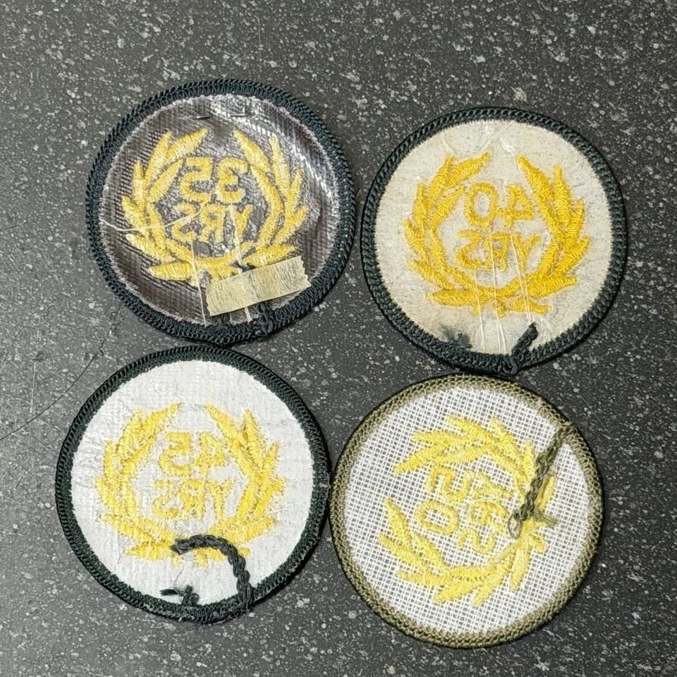 VFW continuous membership patches lot 35 40 45 50 YRS embroidered - Image 2 of 2