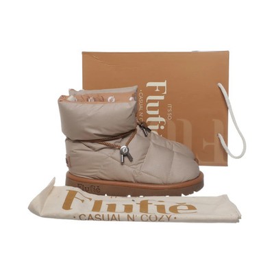 Flufie, Boots, Größe: 37, Flufie, Beige, Damen #ZIA