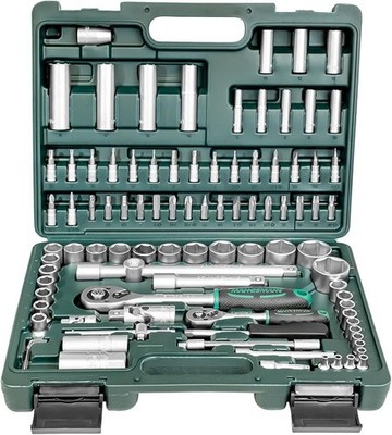 Brüder Mannesmann Steckschlüsselsatz, 1/4'' Zoll und 1/2'' Zoll, 94-teilig