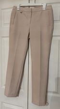 Adrianna Papell Plead Dress Pants Cream Size 6