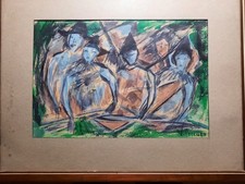 futurismo cubismo,  con cornice