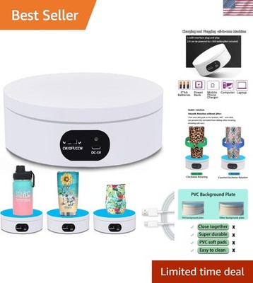Professional 360° Rotating Display Stand with Mute Operation for Art Products