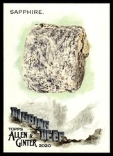 2020 Topps Allen & Ginter #DD-11 Sapphire Digging Deep Gemstone Baseball