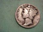 1923 P Mercury Dime Good album filler cond , actual coin in photo