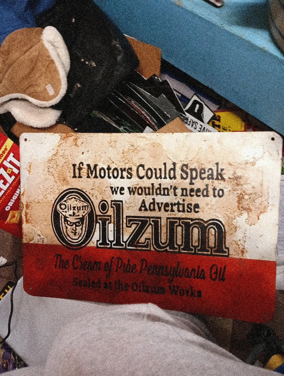 Oilzum In Collectible Gas & Oil Advertising Signs for sale | eBay