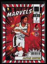2025 Donruss WNBA #10 Aliyah Boston Net Marvels