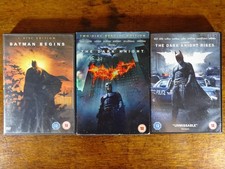 Batman The Dark Knight Trilogy DVD Move Bundle Job Lot   (D170)