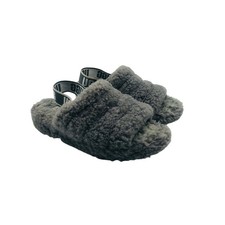 UGG Fluff Yeah Slide Gray Sheepskin size 8