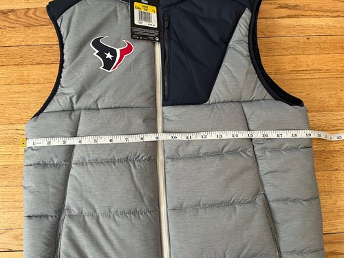 Nike Full Zip Sideline Vest Houston Texans Mens Small NWT NFL Training - Picture 9 of 13