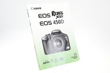 Canon EOS Rebel XSi/450D Camera Instruction User Manual G887