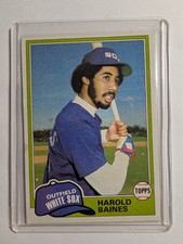 1981 Topps Harold Baines RC! Beautiful Baseball Card #347 HOF Chicago White Sox 