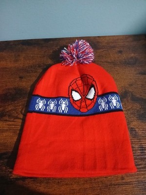 Large boys spiderman beanie - Marvel - Never worn!!