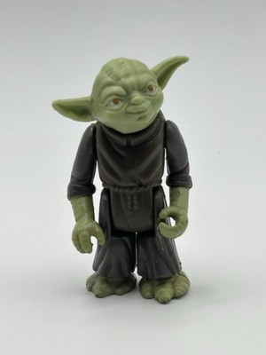 Vintage 1980 Kenner Star Wars Yoda Jedi Master Figurine 2''