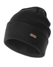 Gorros de lana para hombre, unisex,punto, con pu os, c lidos esquiar en invierno