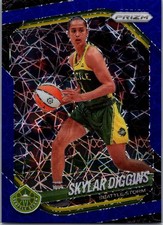 2025 Panini Prizm WNBA #123 Skylar Diggins Blue Velocity Prizms