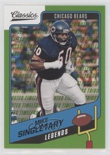2021 Classics Legends Timeless Tributes Green 4/25 Mike Singletary #124 HOF 1m1a