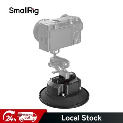 SmallRig 5'' Elektrische Saugnapfhalterung mit Sicherheitsgurt für Fahrzeuge