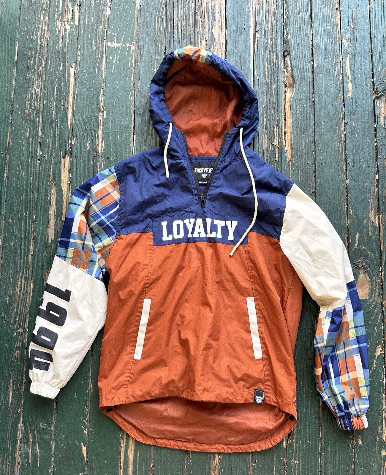 Encrypted Jacket Vintage  Pull Over Light Weight … - image 1