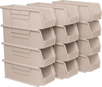30224 AkroBins Plastic Storage Bins, Space-Saving Stackable Bins