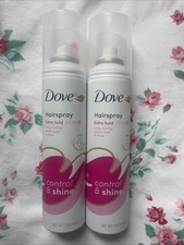 2 Dove EXTRA HOLD HAIRSPRAY Long-Lasting Control Shine Level 5 7oz New HTF