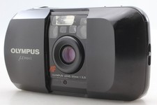  Near MINT Olympus  mju Black Point  Shoot 35mm Film Camera From JAPAN