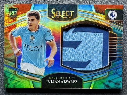 2022-23 Panini Select Premier League Julian Alvarez RC Rookie Tie-Dye Patch /10