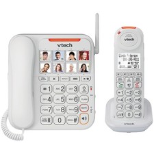 Vtech Careline Amplified Corded/Cordless Phone SN5147 UPC 735078041173