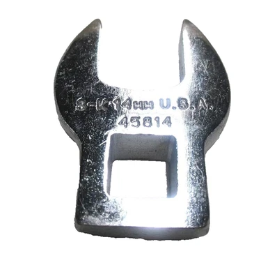 SK TOOLS Crowfoot Wrench, Chrome,3/8 in Dr,14mm *MADE IN USA* (45814) - Image 1 of 4