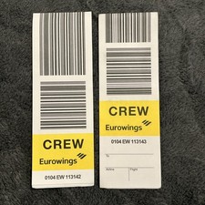 Eurowings Crew Przywietki bagażowe nieużywane! Nowy