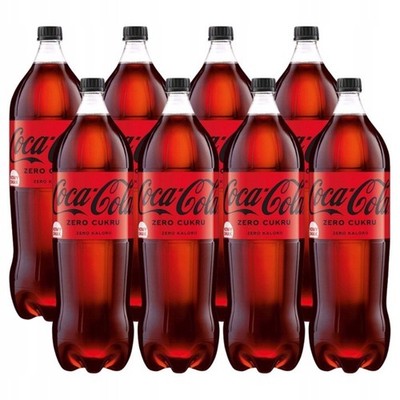 5000112678239 Coca-Cola zero Napój gazowany 2 l x 8 sztuk ZESTAWY