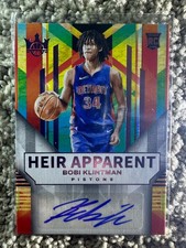 2024-25 Panini Court Kings - Heir Apparent Bobi Klintman #HA-BOB /125 (AU, RC)