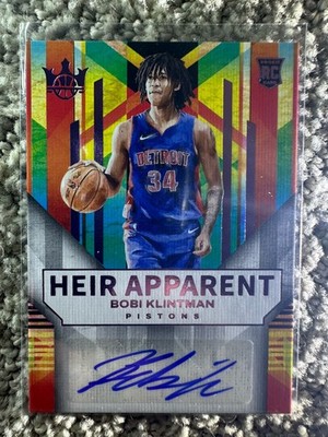 2024-25 Panini Court Kings - Heir Apparent Bobi Klintman #HA-BOB /125 (AU, RC)