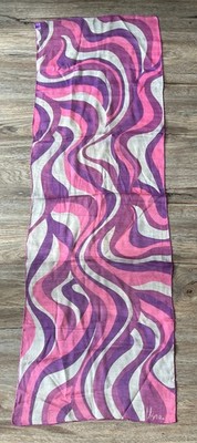 Vintage VERA Neumann VERASHEER Rectangle Art Abstract Silk Blend Scarf - Japan