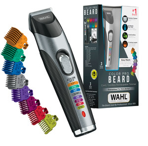 Wahl Couleur Pro Cheveux rechargeables Cord/Sans cornue, Trimmer barbelé pour hommes - 9891-100