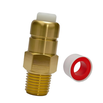 #ad #ad 1 4 Inch NPT Brass Thermal Relief Valve Pressure Washer Pump Overheat Protec... $19.84