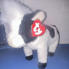 Ty Mootina Classic Beanbag Plush Cow with Heart Tag, Ages 3+