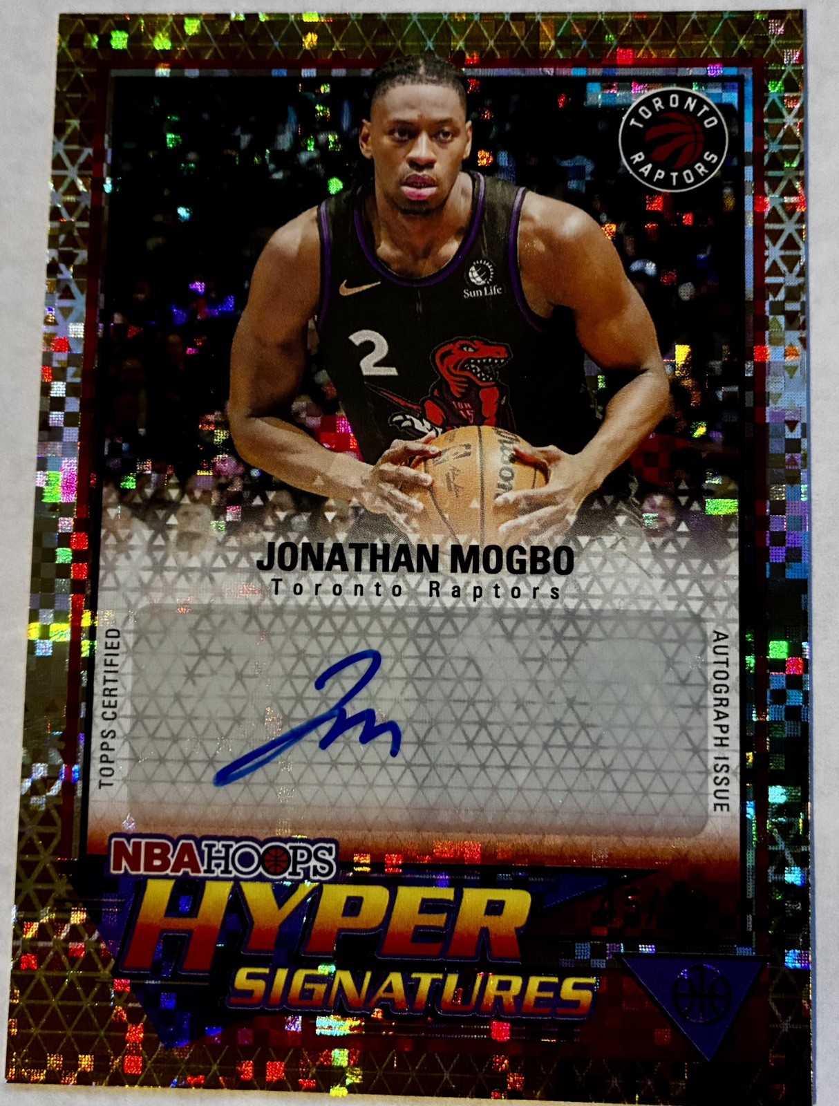 2025-26 Topps Nba Hoops - Hoops Hyper Signatures Jonathan Mogbo #HHS-JM (AU)